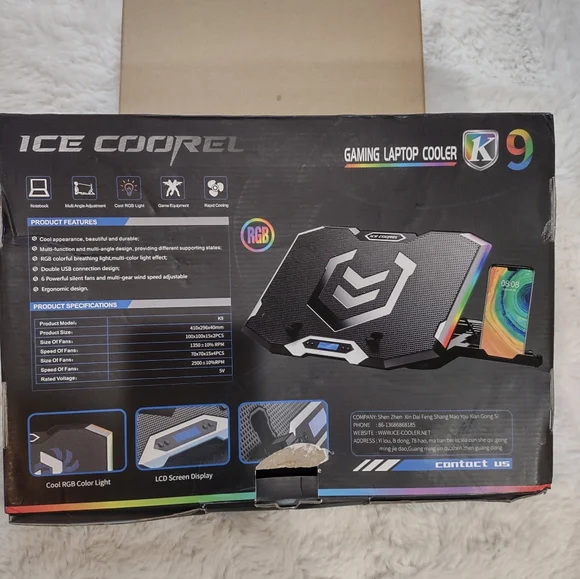 ICE COOREL RGB LAPTOP and PHONE STAND. - Picture 13 of 17